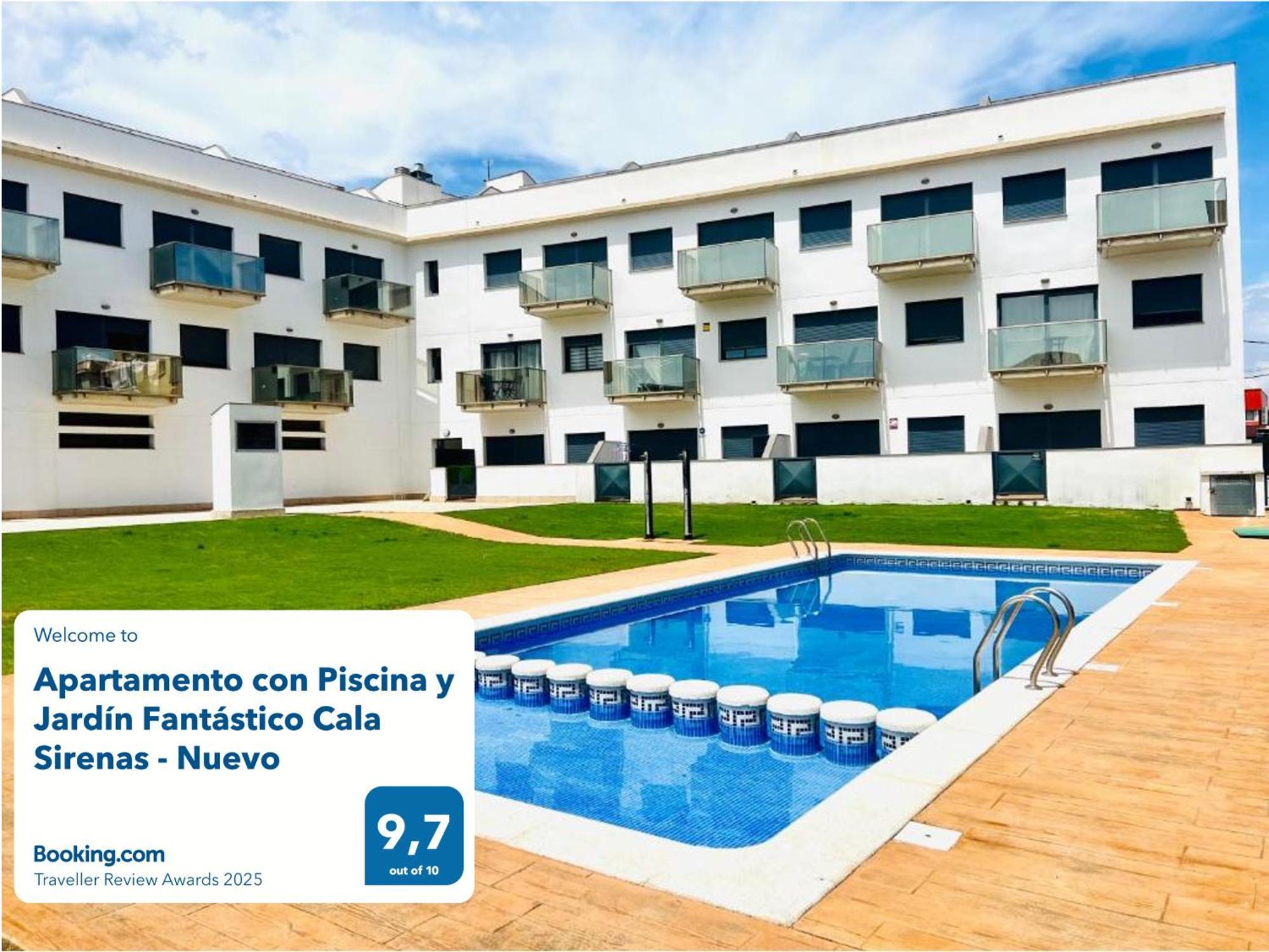 Apartamento Con Piscina Y Jardin Fantastico Cala Sirenas - Nuevo Miami Playa ภายนอก รูปภาพ
